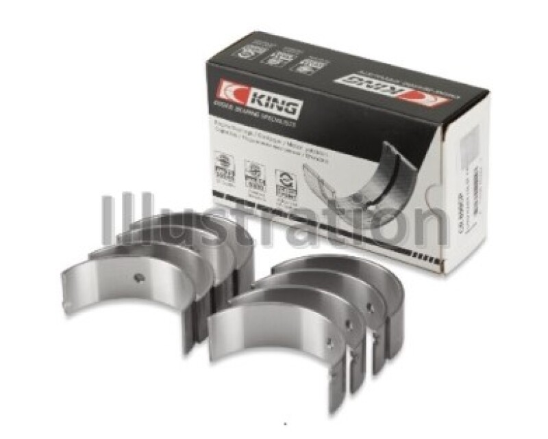 Honda Civic Connecting Rod Bearing Set - King Engine Bearings - Standard Size (STD), Bimetal (Aluminum Base) - `96-`00